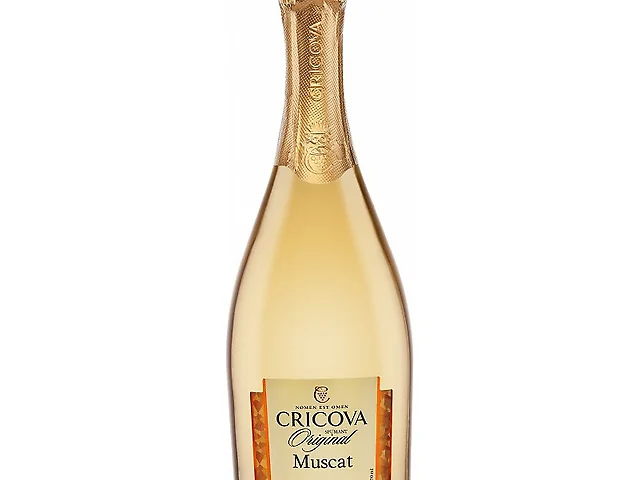 Ігристе вино Cricova Original Muscat, біле, напівсухе, 0.75