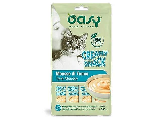 OASY CAT Сreamy Тунець (4X15)