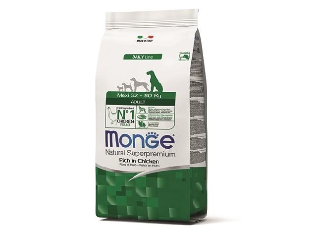 Monge Dog Maxi Adult Chicken курка, для великих порід, Monge Dog Maxi Adult Chicken курка, для великих порід 15кг