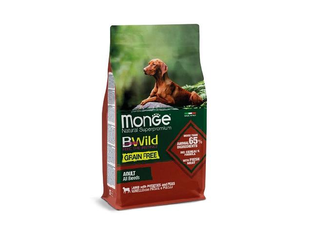 Monge Dog BWild Grain Free Lamb ягня, беззерновий