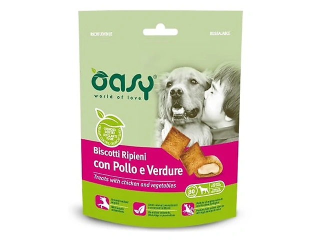 OASY DOG TREATS Курка та овочі