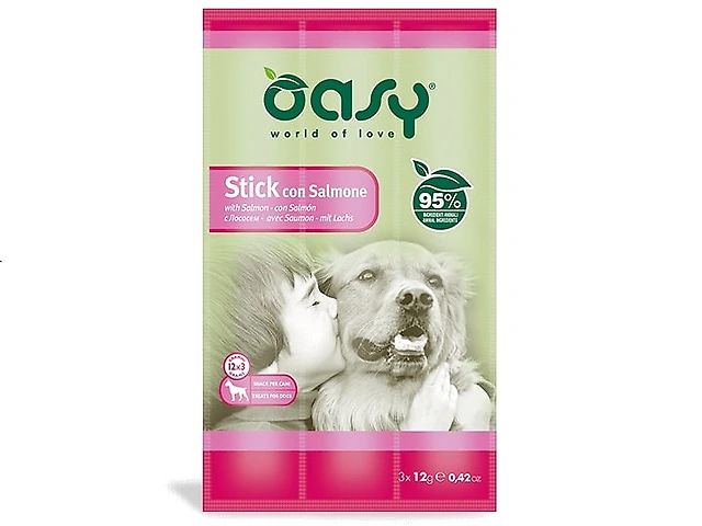 OASY DOG Stick Лосось (3x12 )