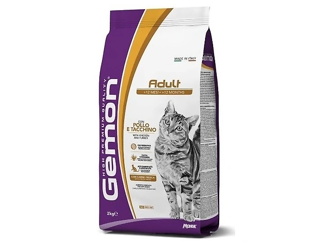 Gemon Cat Adult Chicken&Turkey курка з індичкою