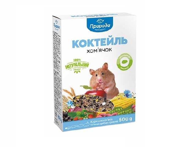 Coctail Hamster, корм Коктейль для хом'яків, 0,5kg