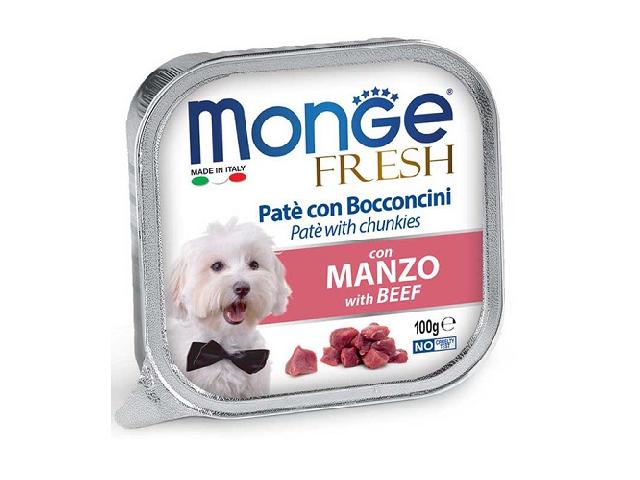 MONGE DOG WET Fresh Beef паштет, яловичина 100гр