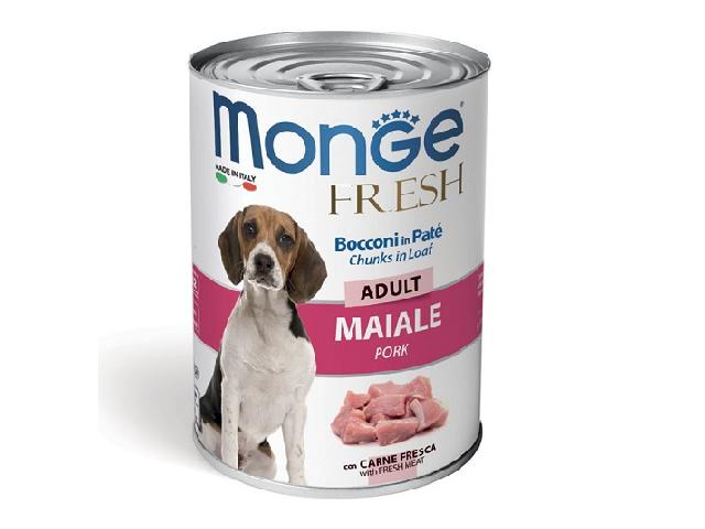MONGE DOG WET Fresh Pork свинина, паштет 400гр