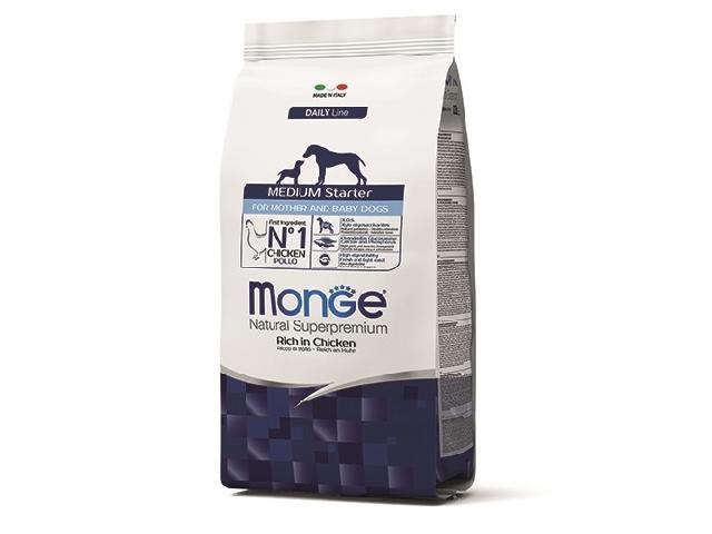 Monge Dog Medium Starter Chicken для цуценят і собак, що годують 10-80кг