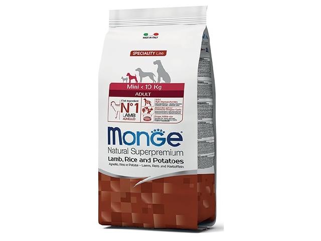 Monge Dog Mini Adult Lamb ягня, для дрібних порід