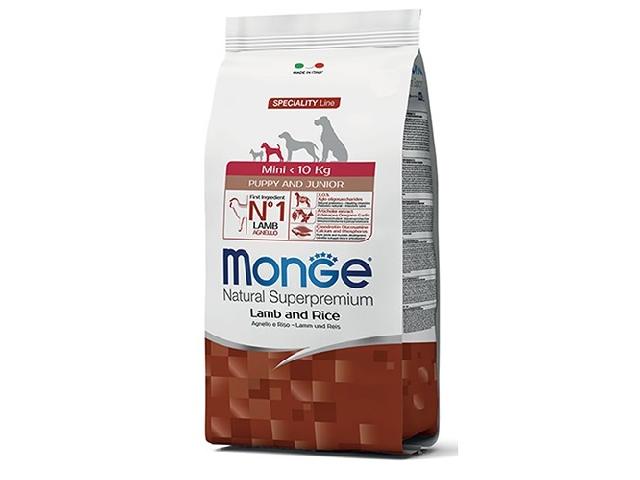 Monge Dog Mini Puppy&Junior Lamb ягня, для цуценят дрібних порід