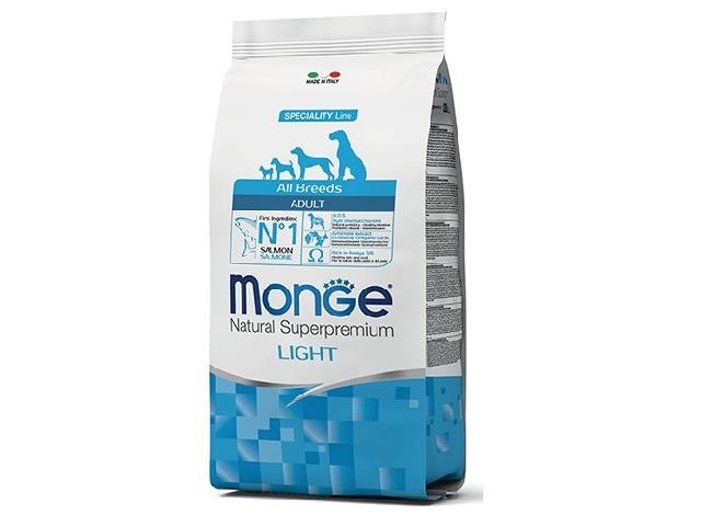 Monge DOG All breeds Adult Light Salmon лосось, полегшений для собак усіх порід