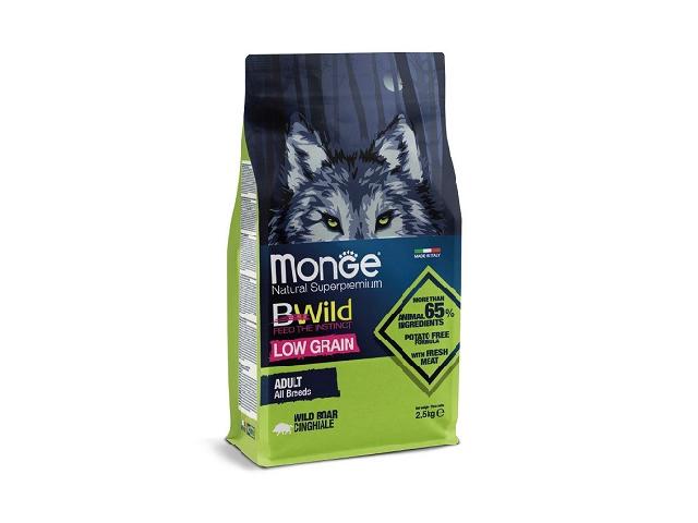 Monge Dog BWild Low Grain Wild Boar дикий кабан, низькозерновий