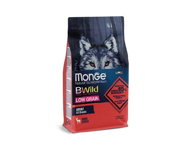 Monge Dog BWild Low Grain Deer оленина, низькозерновий