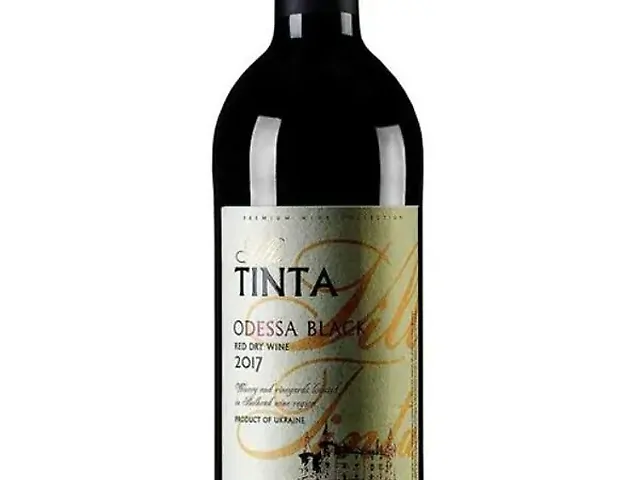 Вино Villa Tinta Одеський Чорний черв. сухе 13%, 0,75 л.