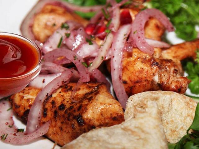 Шашлик із курячого філе