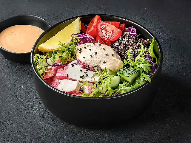 Поке з крабовими паличками