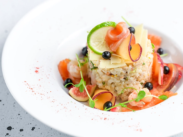 Перлотто-різотто з морепродуктами