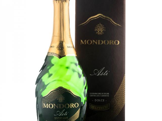 Вино ігристе Mondoro Asti 0,75 л у подарунковій коробці