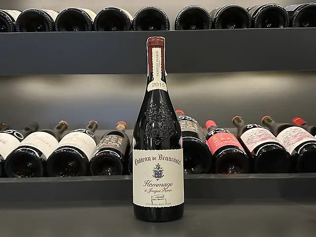 Chateauneuf du Pape, Chateau de Beaucastel, Hommage a Jacques Perrin, 2015