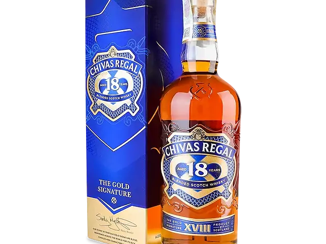 Віскі Chivas Regal 18р ,40%,0,7л у п/уп