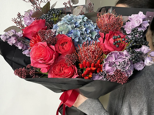 Яскравий екзотичний букет