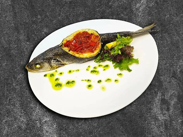 Сибас із Рисовою Локшиною