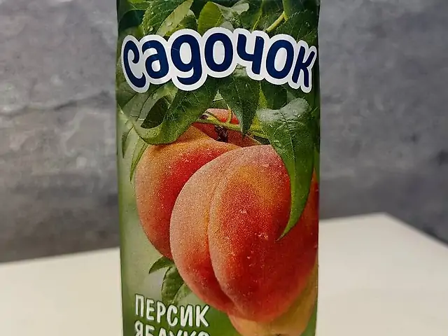 Сок персик-яблоко Садочок