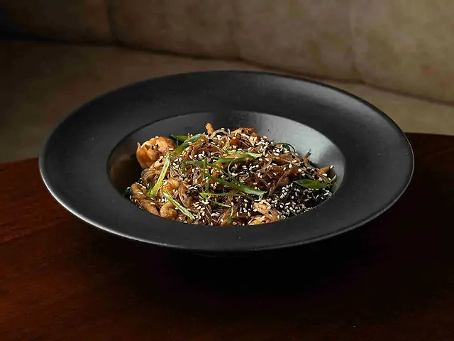 Фунчоза з креветками