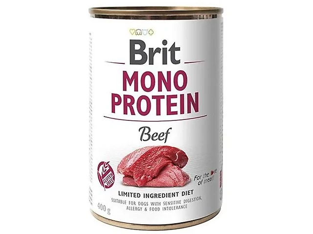 Brit Mono Protein Dog консерви з яловичиною для собак, 400 г