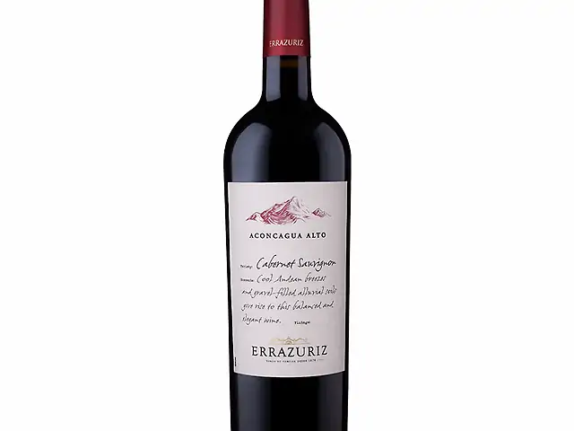 Вино Errazuriz Cabernet Sauvignon Aconcagua Alto 2021, красное сухое, 0,75л, Долина Аконкагуа, Чили (арт. 3602212)