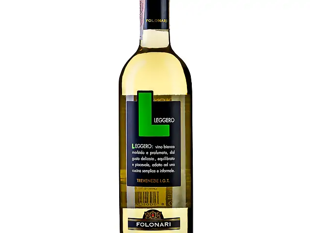 Вино Folonari Leggero IGT, белое сухое, 0,75л, Венето, Италия. (арт. 2527330)