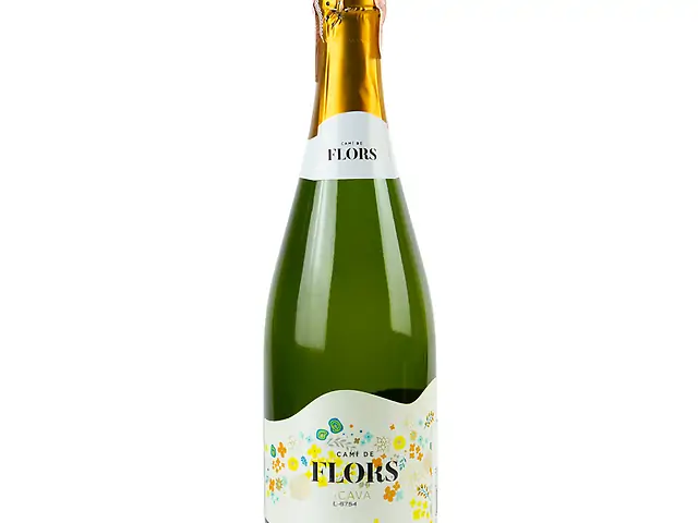 Вино игристое Cami de Flor Cava Brut, белое сухое, 0,75 л, Каталония, Испания. (арт.3171210)