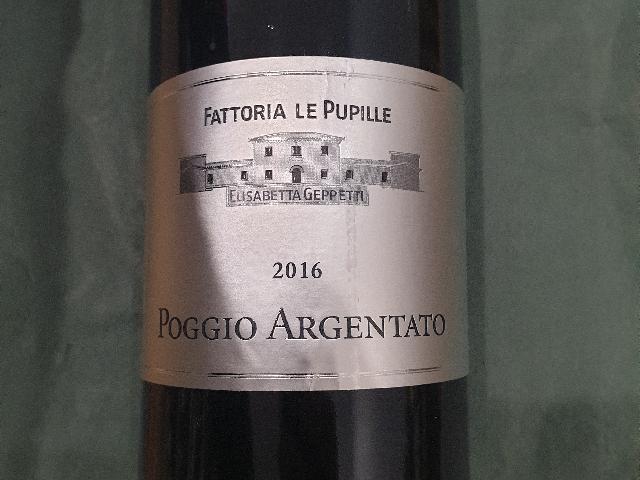 Fattoria Le Pupille Poggio Argentato 2016 / Ле Пупиль Поджио Арджентато  2016 бел.сух