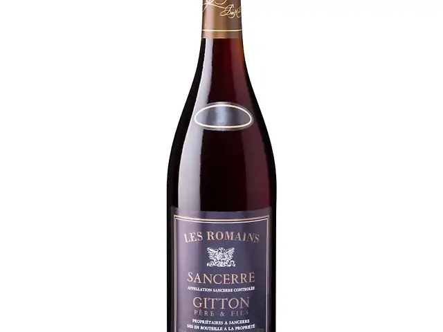 Вино Gitton Sancerre Les Romains Rouge, красное сухое, 0,75л, Долина Луары, Франция (арт.1218240)