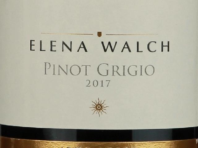 Elena Walch Pinot Grigio 2017 / Елена Волх  Пино Гриджио  2018 бел.сух