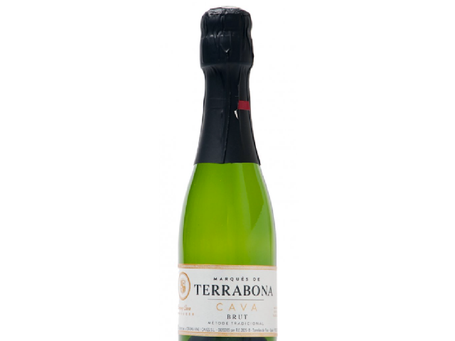 Вино игристое Marques de Terrabona Cava Brut, белое брют, 0,2 л, Каталония, Испания (арт.3171320)