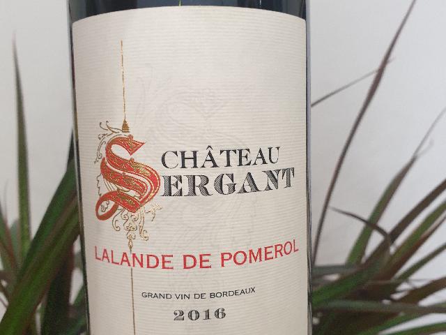 Chateau Sergant Lalande de Pomerol2016    /    Шато Сержан Лаланд де Помероль  кр.сух.(арт. 1313550)