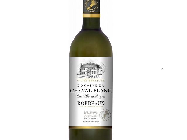 Вино Bordeuax Domaine du Cheval Blanc Cuvee Grandes Vignes біле сухе 12.5% 0.75