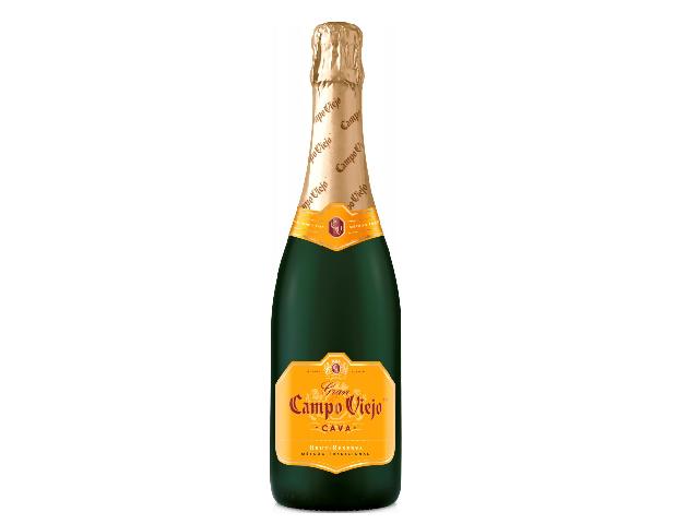 Вино игристое белое сухое Campo Viejo Cava Brut, 0.75л 10-13%