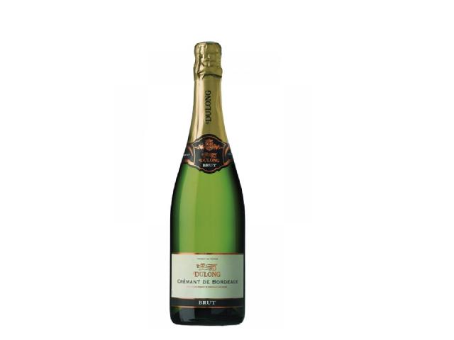 Вино игристое белое брют Dulong Cremant de Bordeaux Brut 0.75 л 11.5%