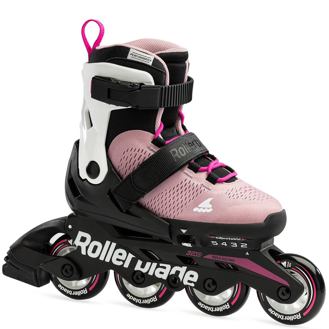 Rollerblade роликові ковзани Microblade pink-white 36.5-40