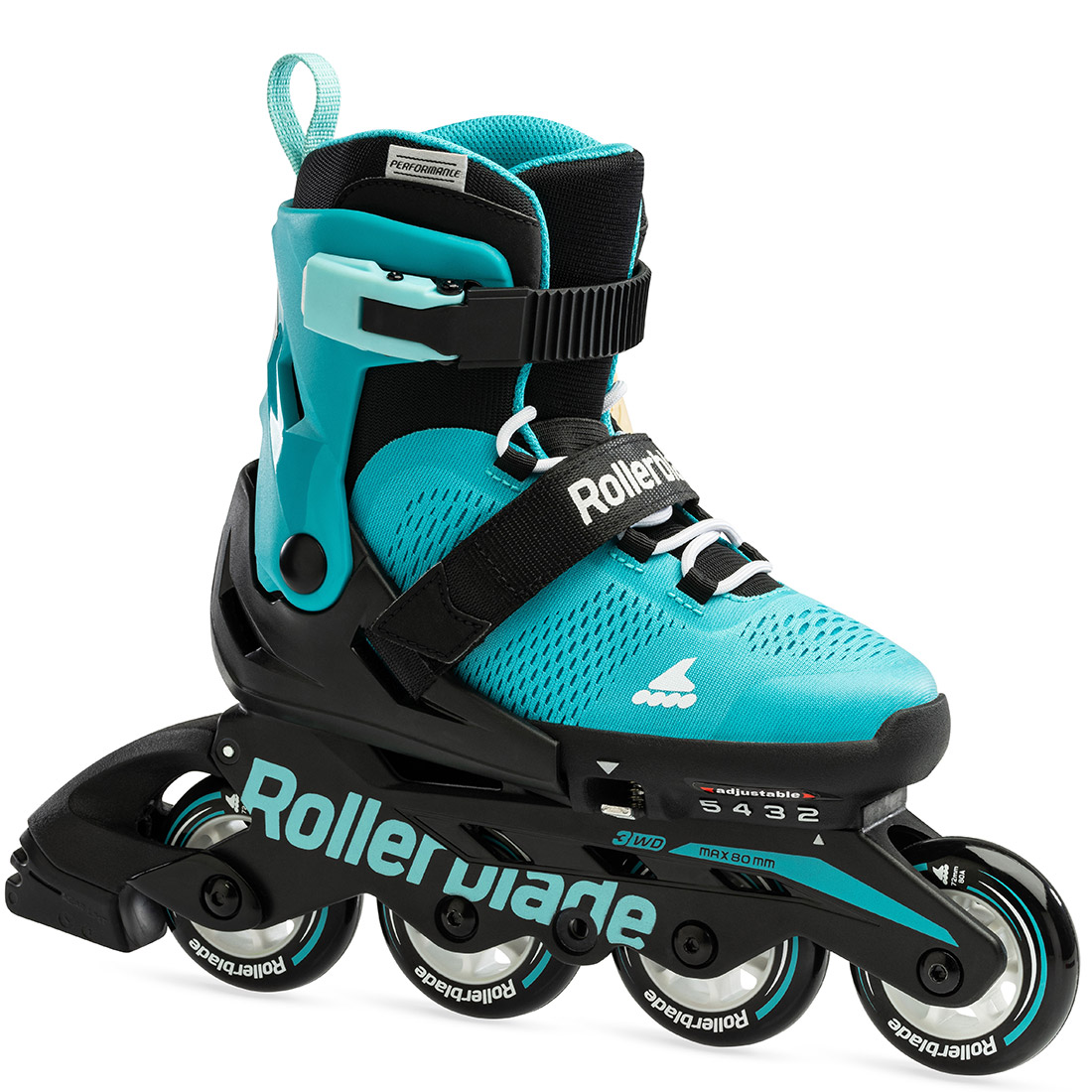 Rollerblade роликові ковзани Microblade aqua-black 28-32