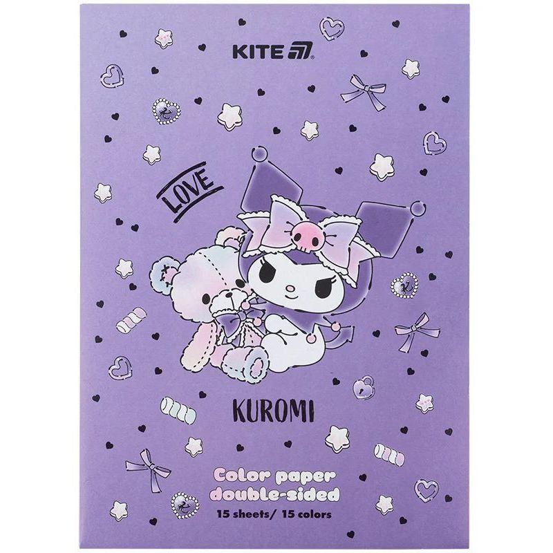 Папір кольор. двостор. (15арк/15кол), А4 HK
