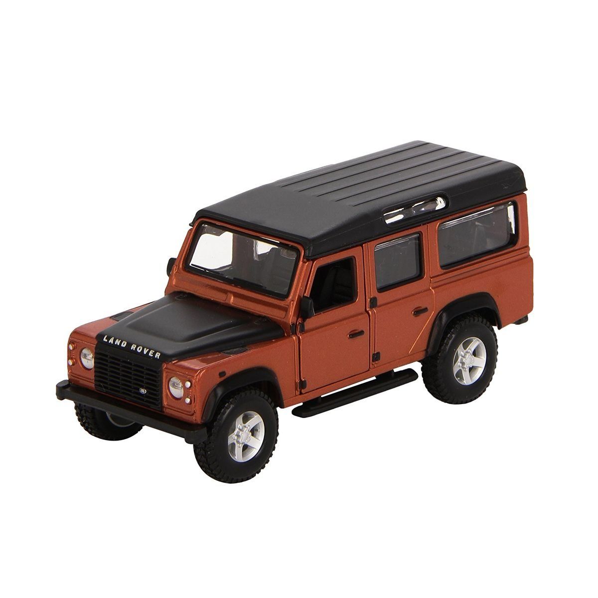 Автомодель - Land Rover Defender 110 (асорті білий, помаранчевий металік 1:32)