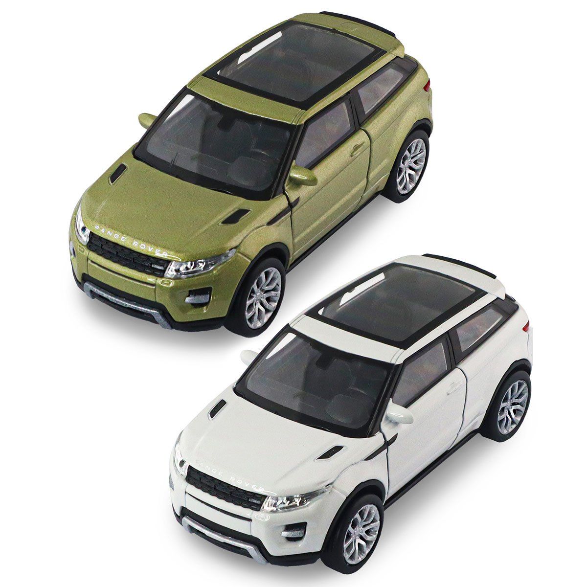 Автомодель - LAND ROVER RANGE ROVER EVOQUE (білий, зелений)