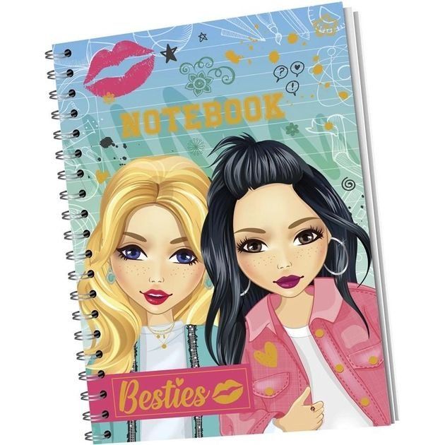 Besties Блокнот А5 (60 аркушів у лінійку, синій), арт. 961013