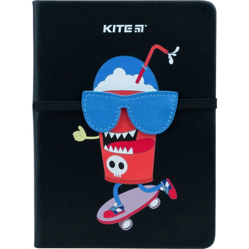 Блокнот тв. обкл., В6, 96 арк., Black skate