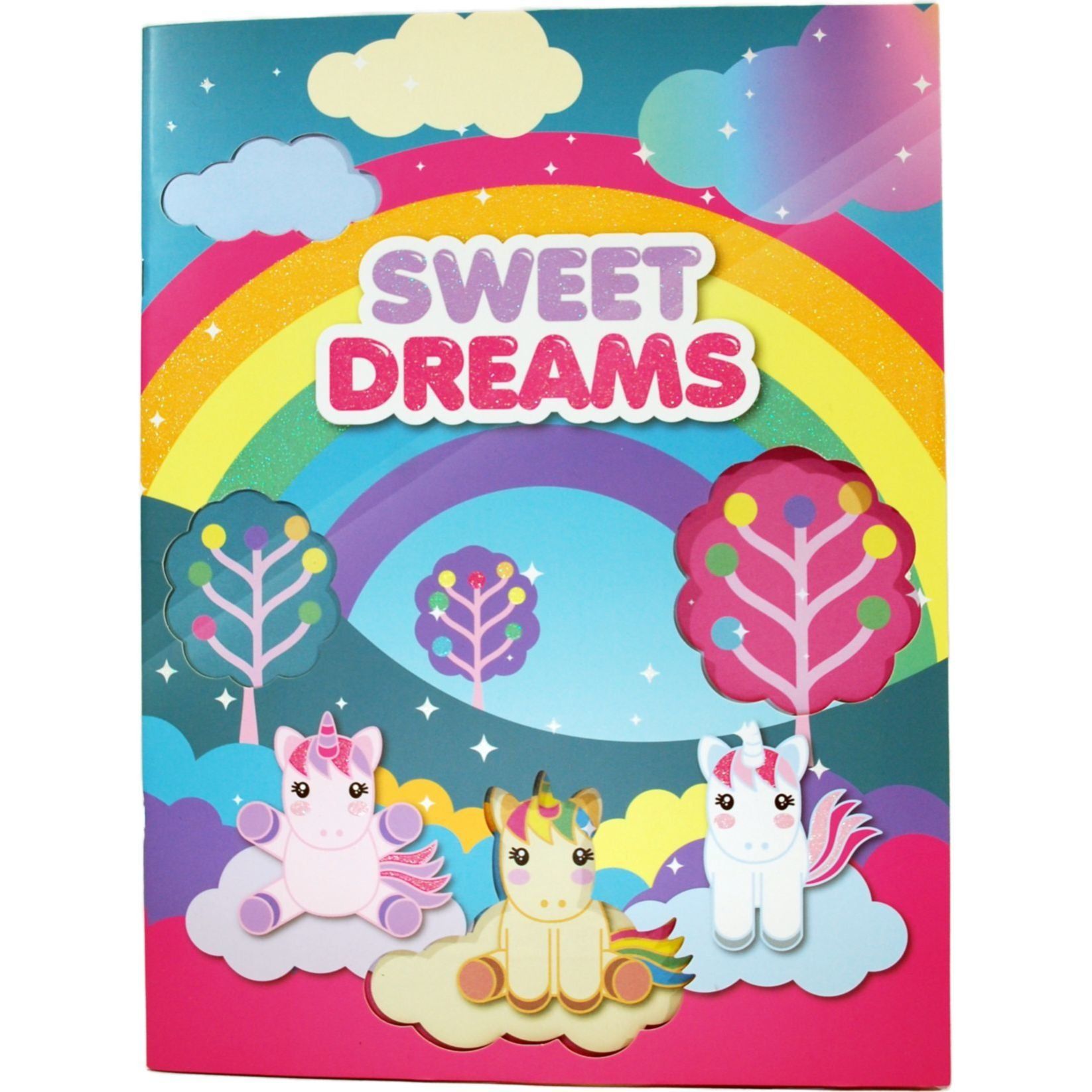БЛОКНОТ ЗІ СТІКЕРАМИ SWEET DREAMS 18X22CM