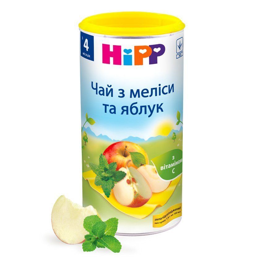 Сухий швидкорозчинний напій "Чай з меліси та яблук" HIPP