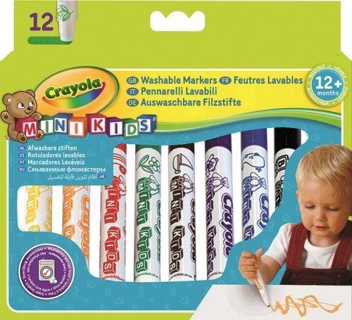 CRAYOLA Mini Kids Мої перші фломастери (washable), 12 шт