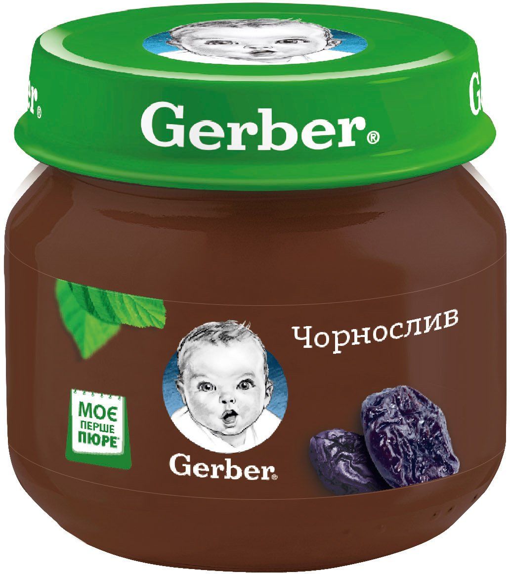 Пюре "Чoрнослив" 80 г, Gerber